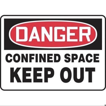 Accuform OSHA DANGER SAFETY SIGN CONFINED MCSP110XT MCSP110XT